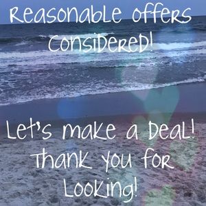 Reasonable offers considered!